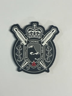 Crown Outdoor & Tactical PVC Velcro Backed Patch