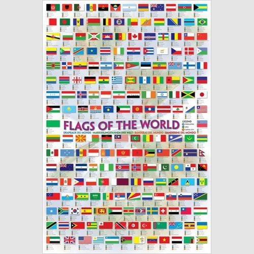Poster - Flags of the World 2008
