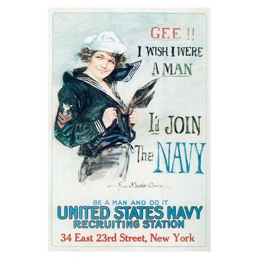 Poster - Be A Man And Do It - 1918 - Giclee Print on Photo Paper