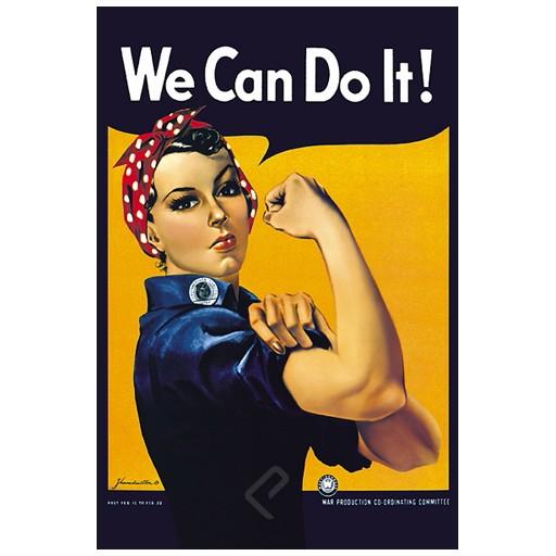 Poster - Sleeved - Rosie the Riveter: We Can Do It!