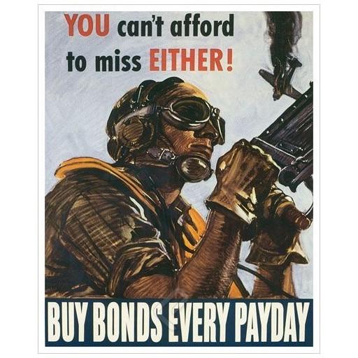 Poster - You Can't Afford to Miss Either - 1944 - Giclee Print on Photo Paper