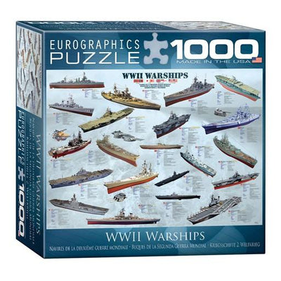 Eurographics, Puzzle, WWII War Ships, 1000 pieces