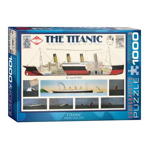 Eurographics, Puzzle, Titanic, 1000 pieces