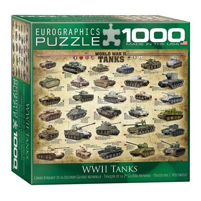 Eurographics, Puzzle, Tanks of WWII, 1000 pieces