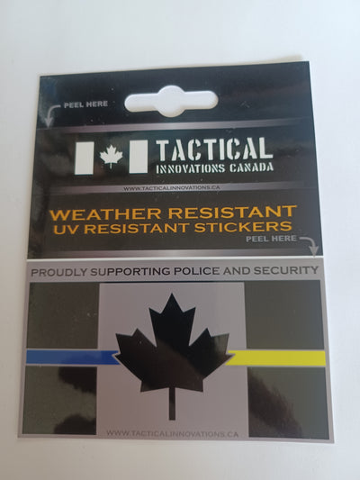 Sticker, Canada Thin Line