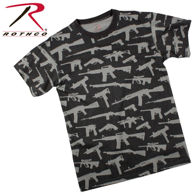 Multi Printed Guns, T-Shirt