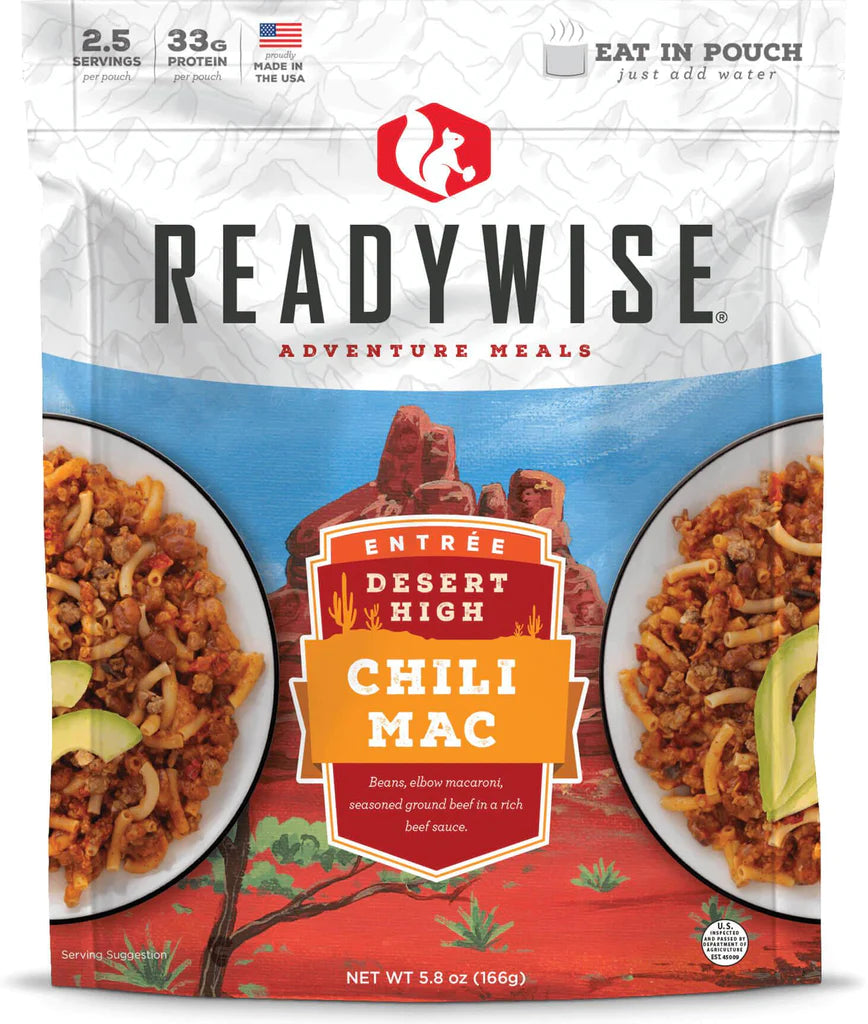 ReadyWISE, Desert High Chili Mac with Beef