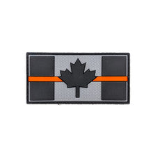 Canadian Flag Thin Line