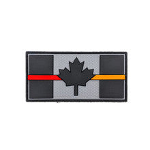 Canadian Flag Thin Line