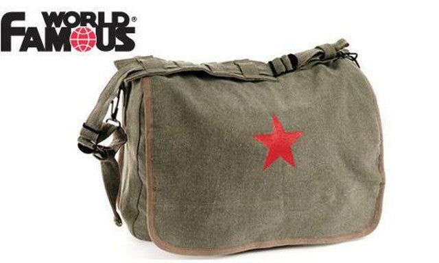 World Famous Paratrooper Bag - Red Star