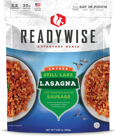 ReadyWISE, Still Lake Lasagna With Sausage